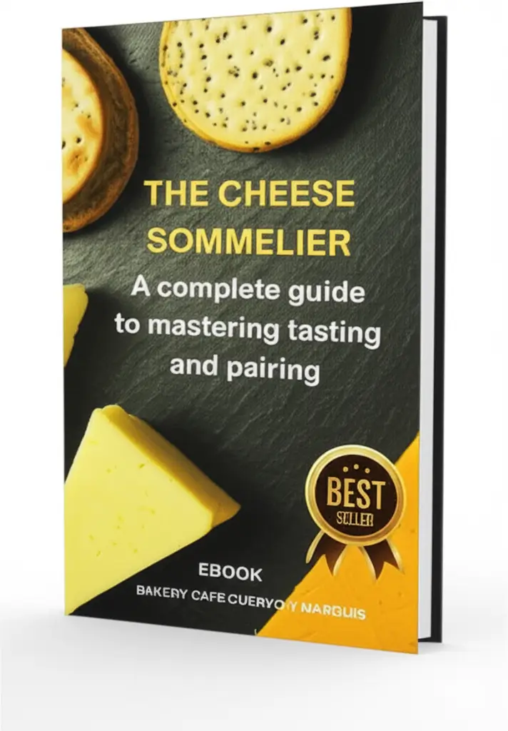 3D mockup of The Cheese Sommelier ebook